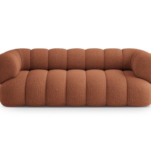 Cosmopolitan Design Bank Koge 3-zits, chenille baksteen – 95x210x70cm Cosmopolitan Design Bank Koge 3-zits, chenille baksteen – 95x210x70cm