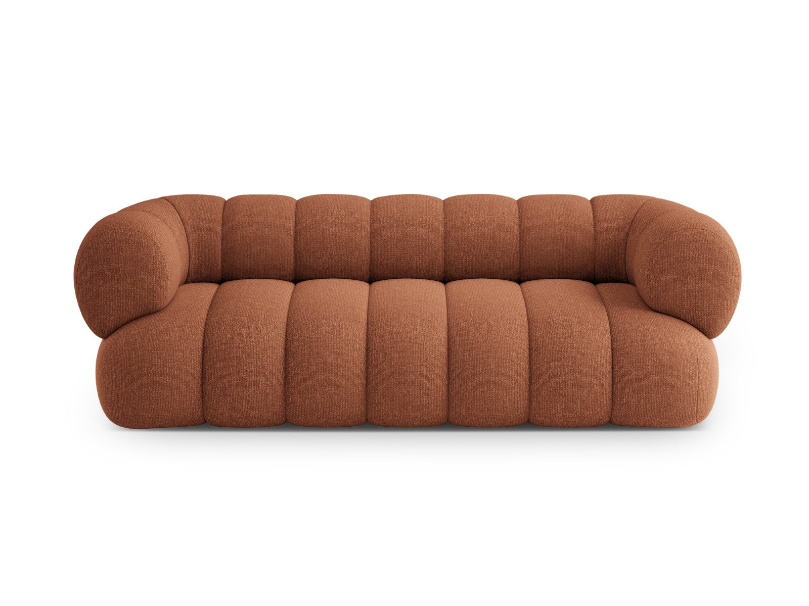 Cosmopolitan Design Bank Koge 3-zits, chenille baksteen - 95x210x70cm