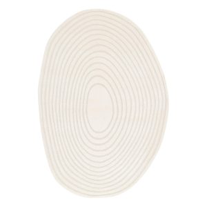 AFK Living vloerkleed Aeon – reliëfeffect – wit – 160 x 230 cm