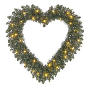 Black Box Trees Krans hart led groen 30L TIPS 180 battery operated – h Black Box Trees Krans hart led groen 30L TIPS 180 battery operated – h