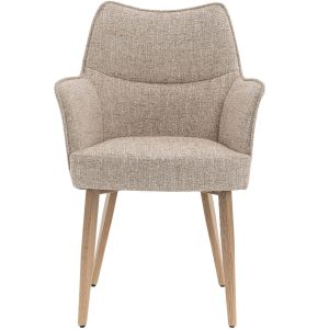 DÉJA Living Eetkamerstoel Zayn – Beige/Naturel – Zithoogte 47cm – Set DÉJA Living Eetkamerstoel Zayn – Beige/Naturel – Zithoogte 47cm – Set