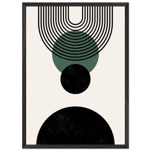 Artfulprints Poster met Lijst Boho wall art – Boho arches – 50×70 cm – Artfulprints Poster met Lijst Boho wall art – Boho arches – 50×70 cm –