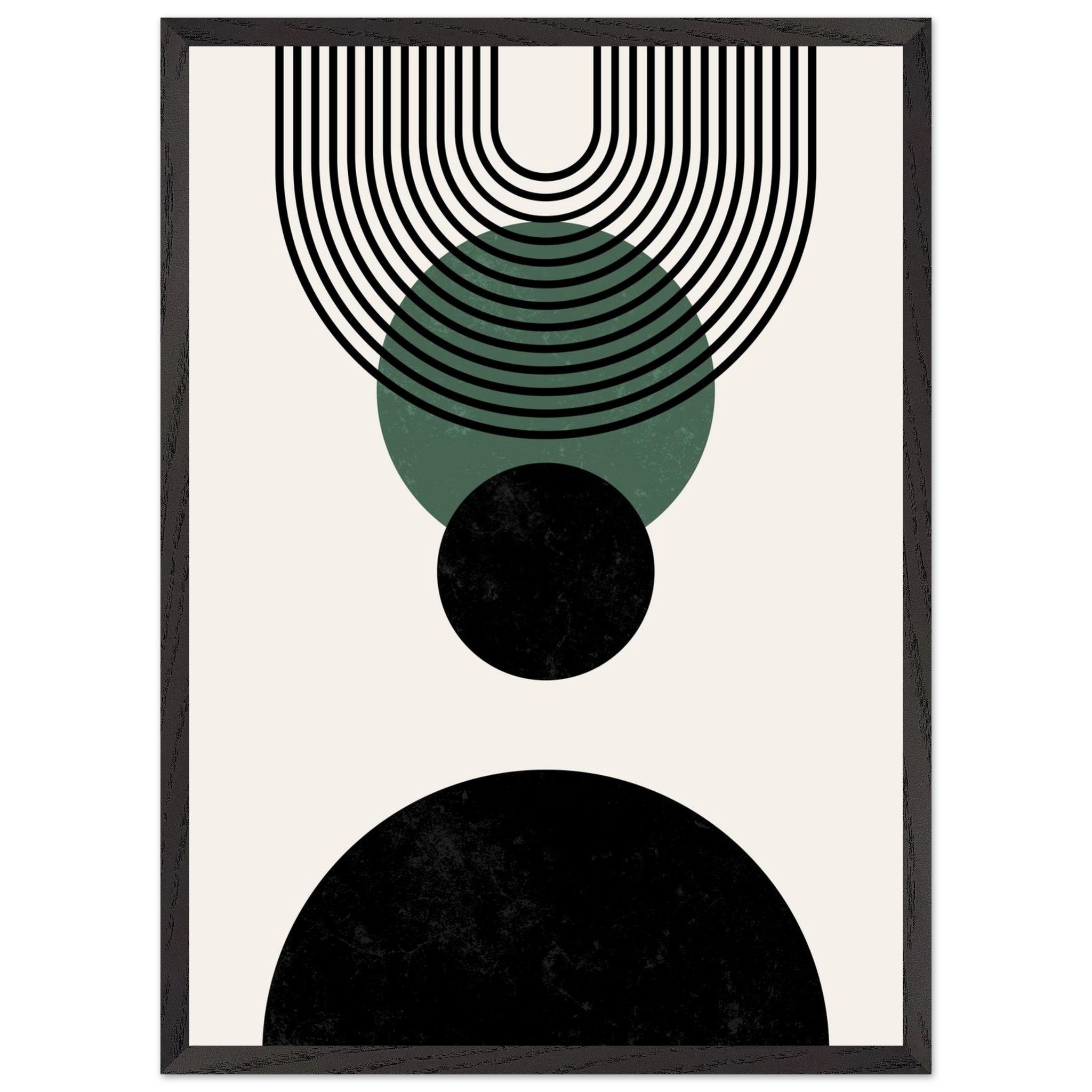 Artfulprints Poster met Lijst Boho wall art - Boho arches - 50x70 cm -