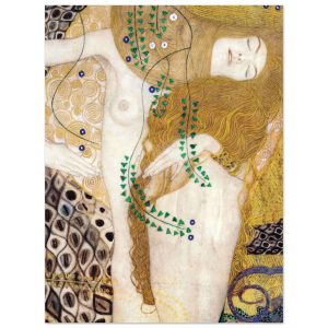 Artfulprints Poster Gustav Klimt – Water snakes – 30×40 cm – Geel Artfulprints Poster Gustav Klimt – Water snakes – 30×40 cm – Geel