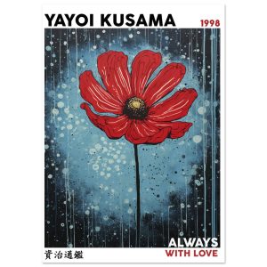 Artfulprints Yayoi Kusama – Always with love poster A4 21×29.7 cm Artfulprints Yayoi Kusama – Always with love poster A4 21×29.7 cm