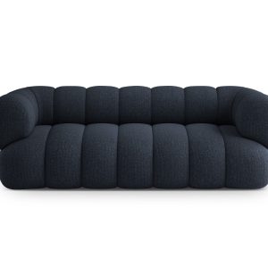 Cosmopolitan Design Bank Koge 3-zits, chenille marineblauw – 95x210x70 Cosmopolitan Design Bank Koge 3-zits, chenille marineblauw – 95x210x70