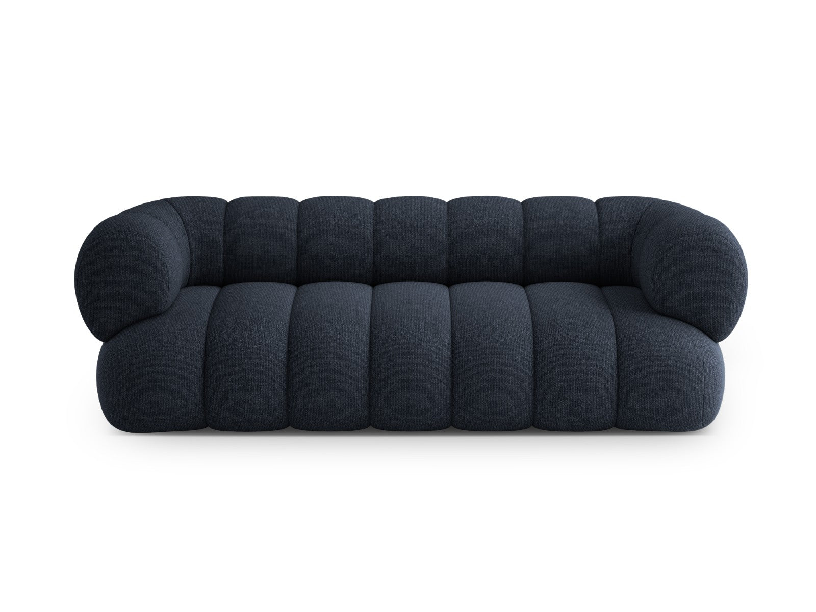 Cosmopolitan Design Bank Koge 3-zits, chenille marineblauw - 95x210x70