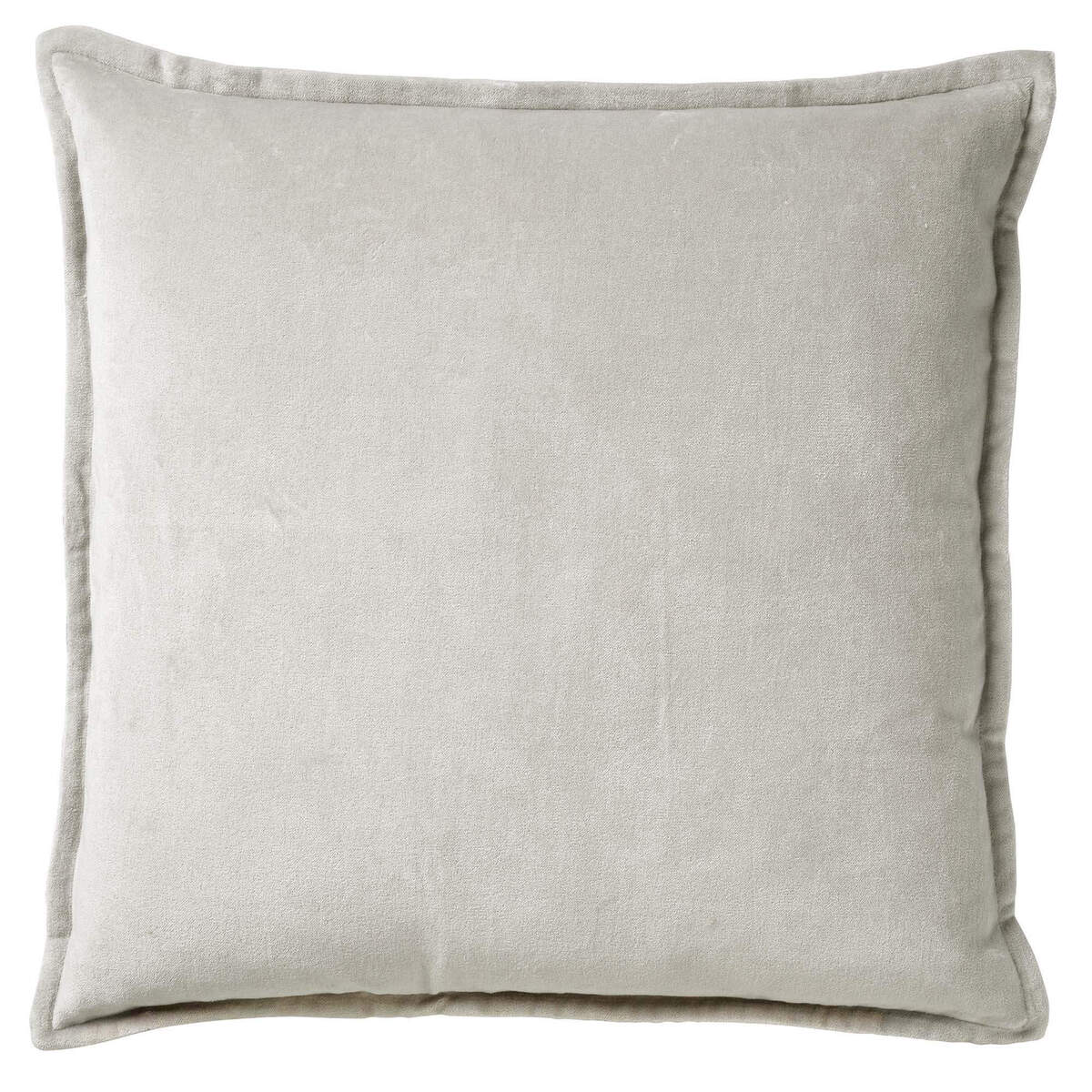 CAITH - Sierkussen 50x50 cm - 100% katoen velvet - Micro Chip - lichtg
