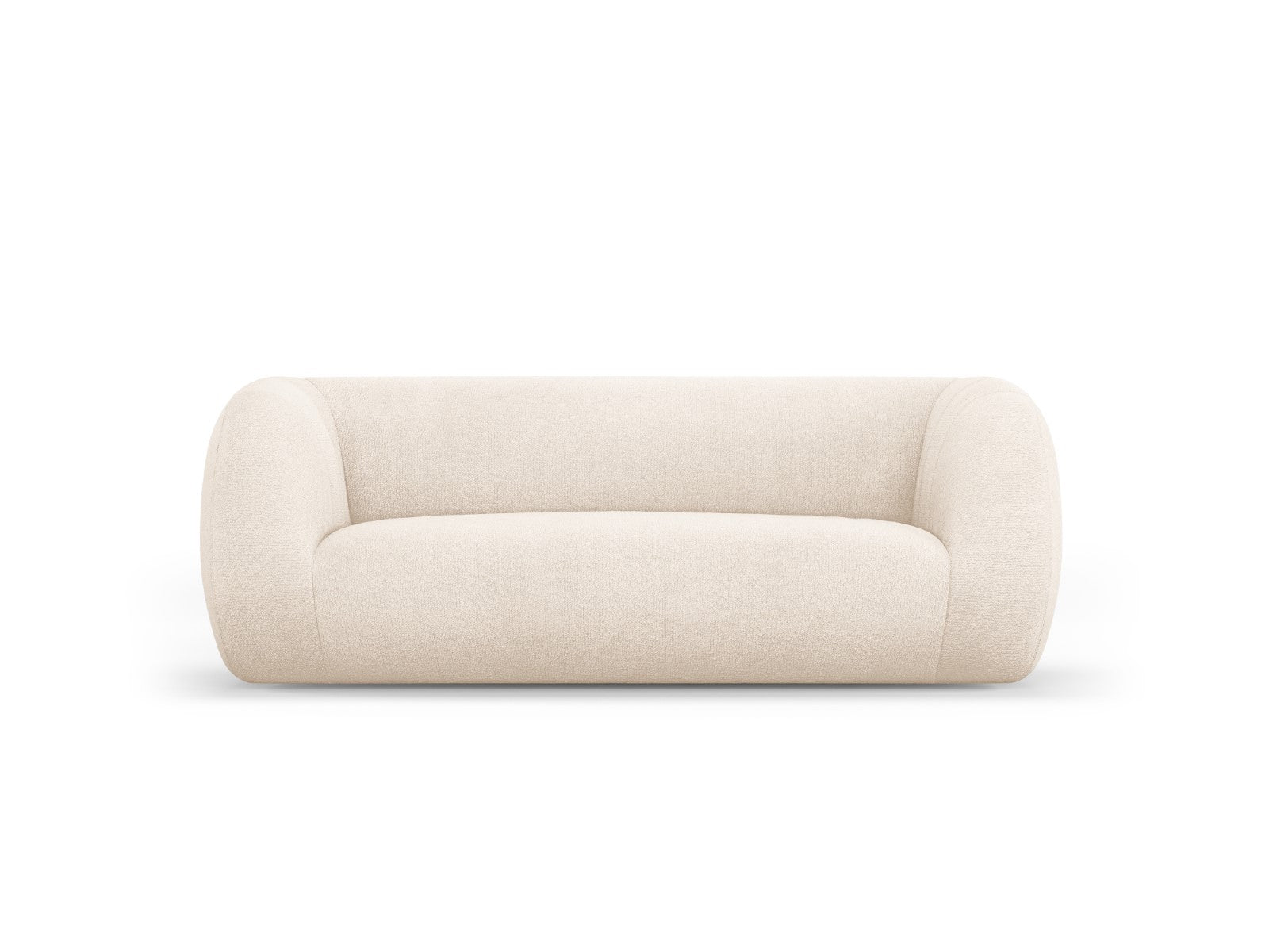Cosmopolitan Design Bank Essen 2-zits, boucle, beige - 95x210x86cm