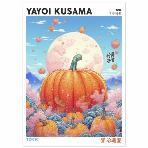 Artfulprints Poster Yayoi Kusama – Tokyo pumpkin – 50×70 cm – Oranje Artfulprints Poster Yayoi Kusama – Tokyo pumpkin – 50×70 cm – Oranje