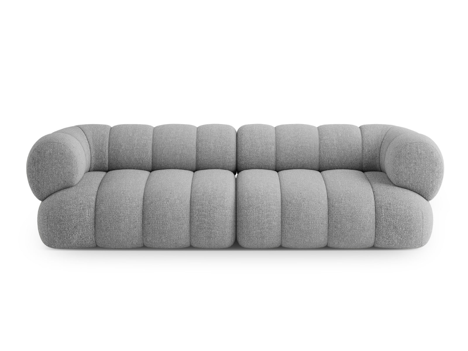 Cosmopolitan Design Bank Koge 4-zits, chenille lichtgrijs - 95x240x70c