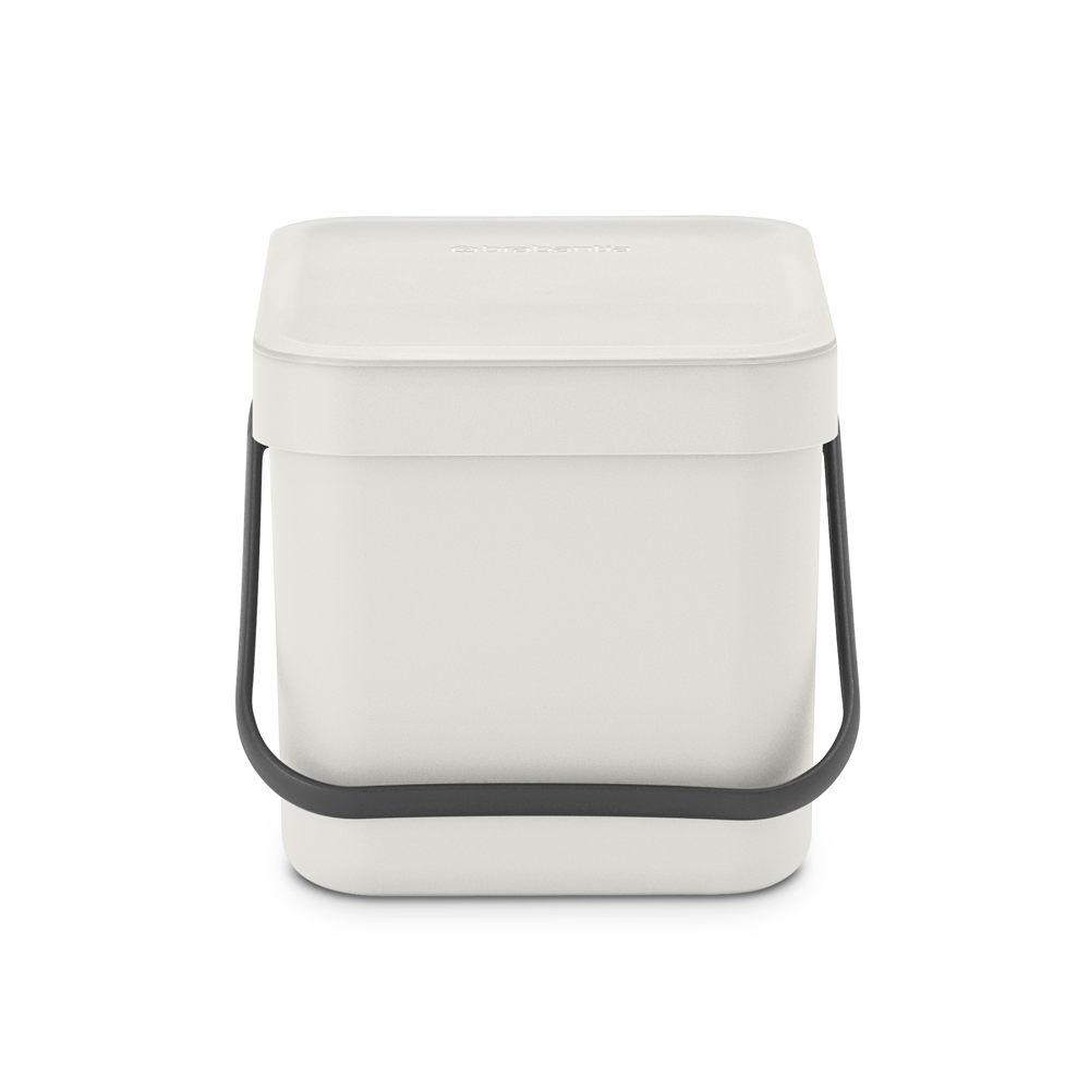 Brabantia Afvalemmer Sort & Go - 6L - light grey