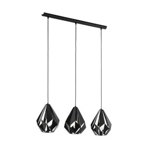 EGLO hanglamp Carlton 5 – e27 – 80,5 cm – zwart EGLO hanglamp Carlton 5 – e27 – 80,5 cm – zwart