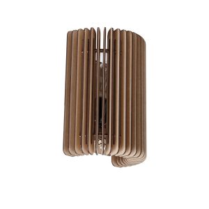 Blij Design wandlamp Edge – 1 lichts – 11 x 27 cm – beige Blij Design wandlamp Edge – 1 lichts – 11 x 27 cm – beige