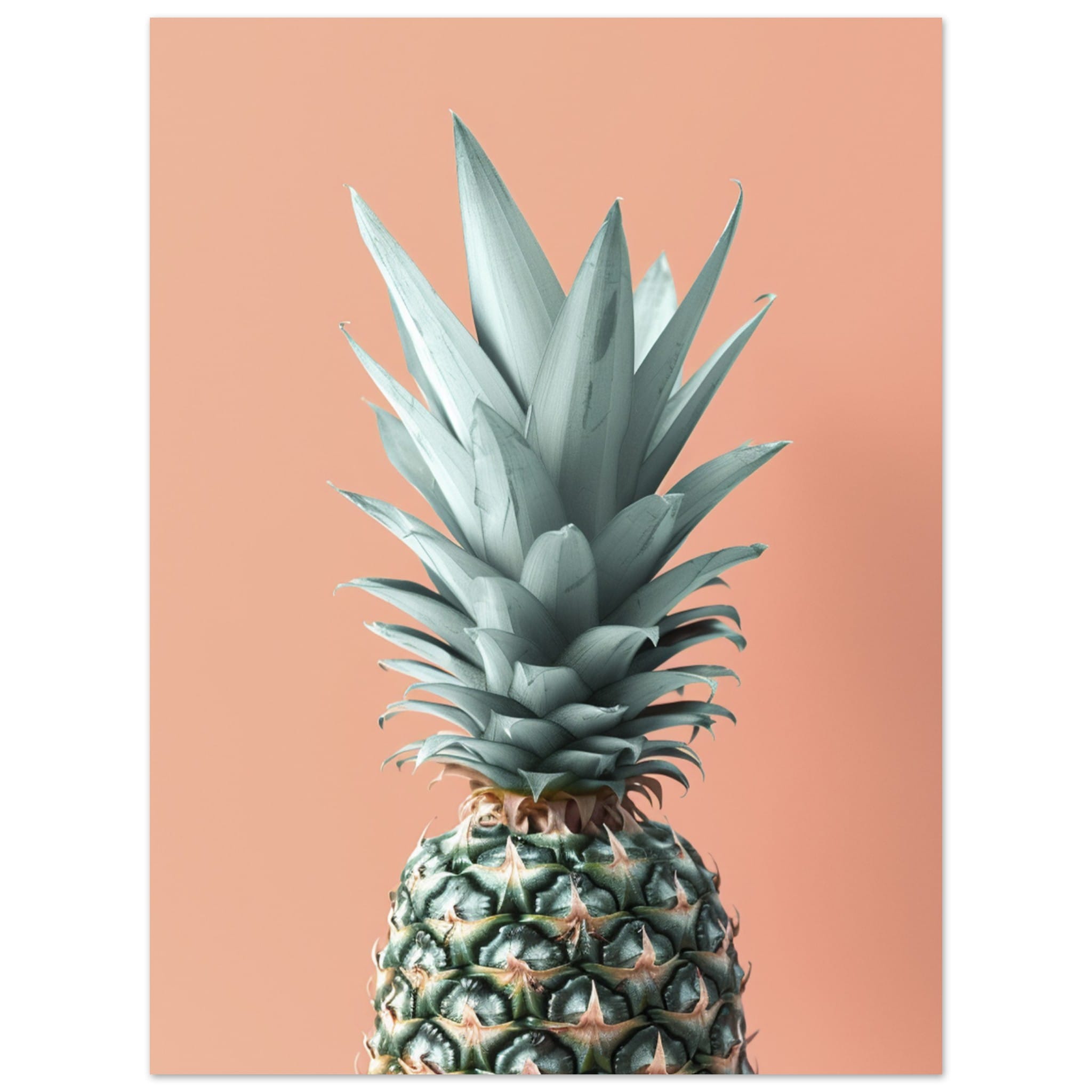Artfulprints Fruits - The pineapple portrait poster 30x40 cm