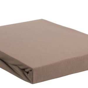 Beddinghouse Jersey – Topper Hoeslaken – 180×200/220 – Taupe