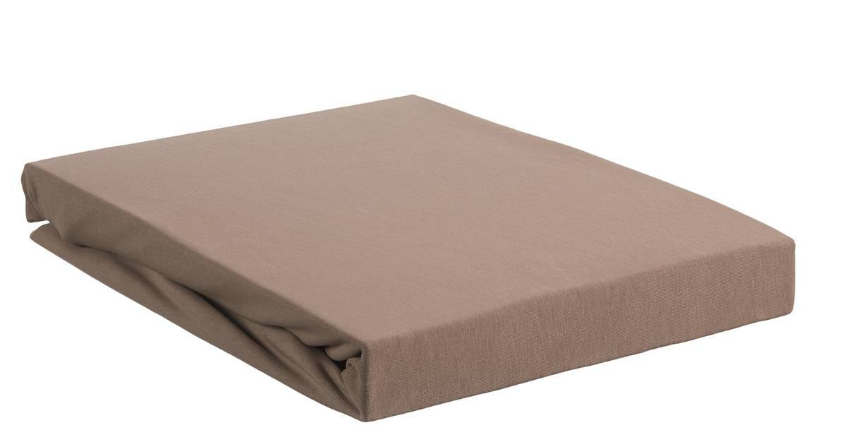 Beddinghouse - Jersey-stretch - Topper Hoeslaken - 140x220 cm - Taupe