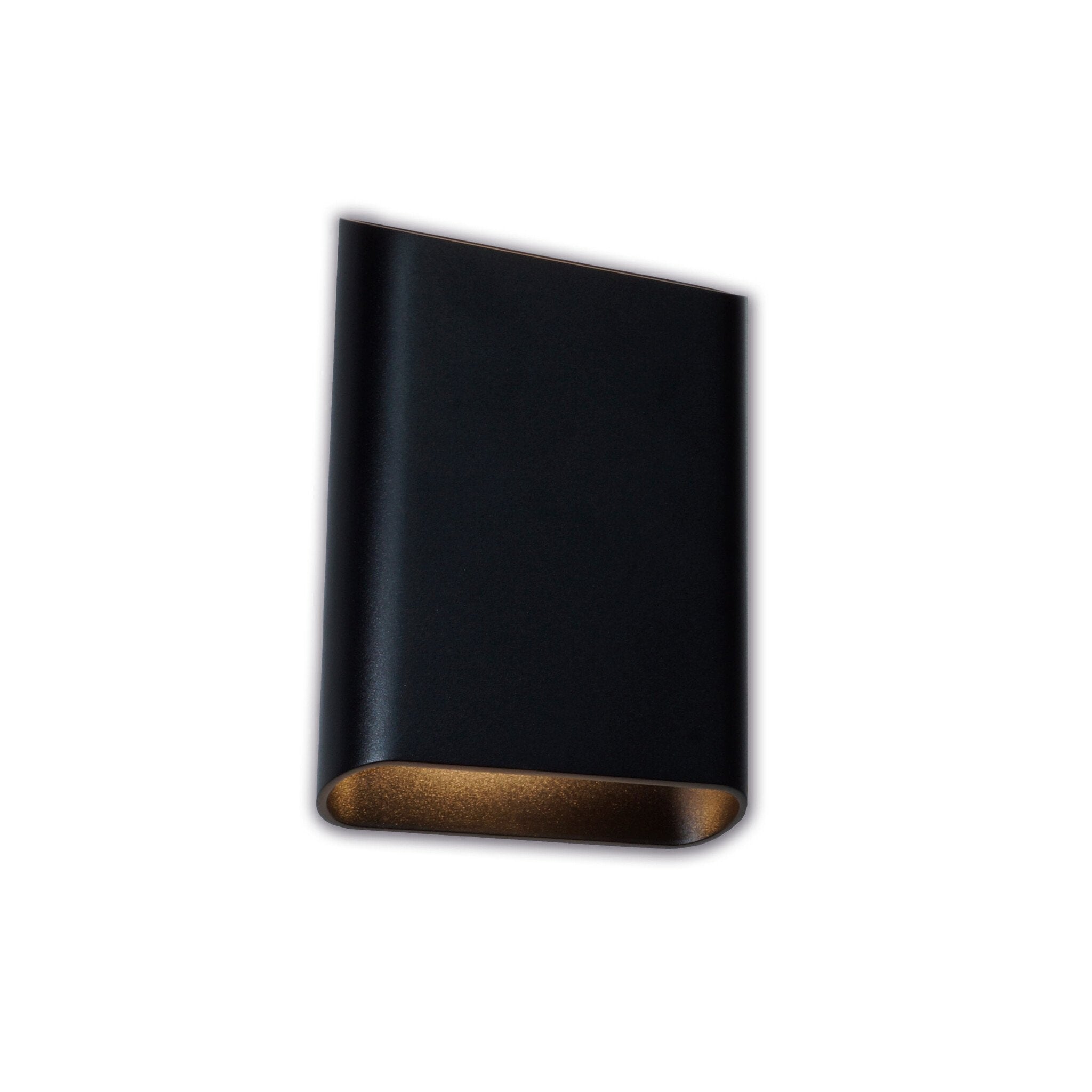 Artdelight wandlamp Diaz - 2 lichts - 4 x 20 cm - zwart