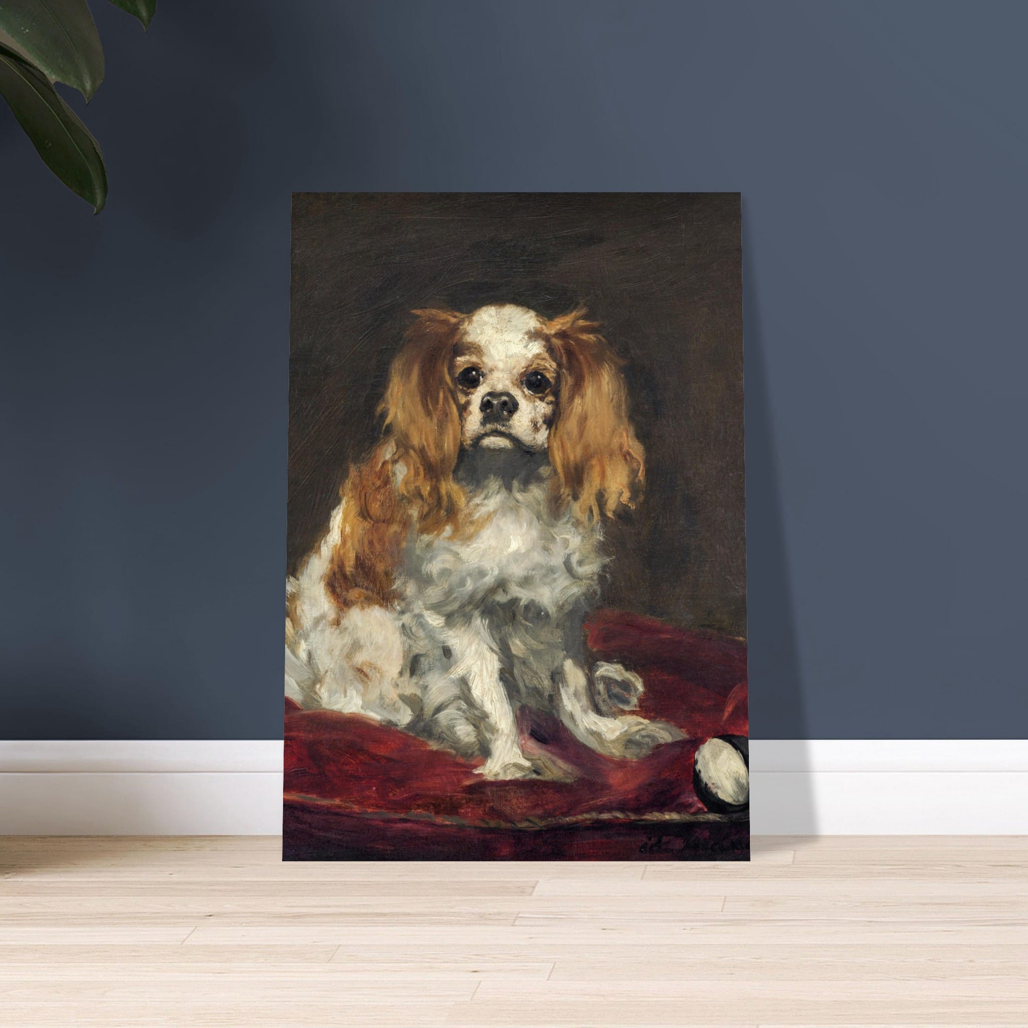 Artfulprints Poster Edouard Manet - A King Charles Spaniel - 70x100 cm