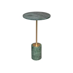 Dutchbone Gunnar Bijzettafel Rond 37,5 cm Marmer Groen/ Goud Dutchbone Gunnar Bijzettafel Rond 37,5 cm Marmer Groen/ Goud