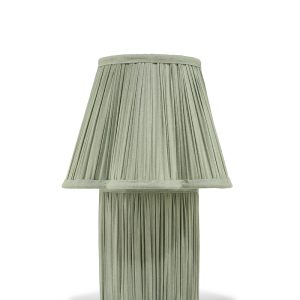 Doing Goods Myra Lamp Saliegroen – Klein 14 x 30 x 36 cm – Zijde/ Visc Doing Goods Myra Lamp Saliegroen – Klein 14 x 30 x 36 cm – Zijde/ Visc