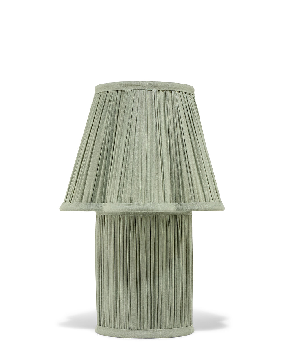 Doing Goods Myra Lamp Saliegroen - Klein 14 x 30 x 36 cm - Zijde/ Visc