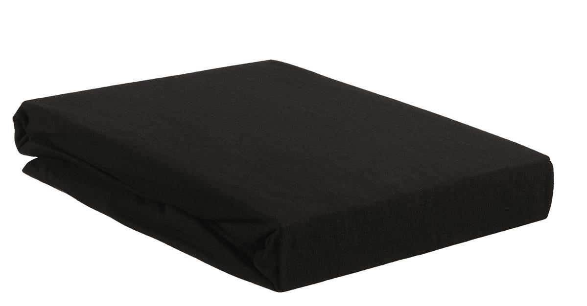 Beddinghouse - Jersey - Hoeslaken - 160x220 cm - Zwart