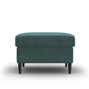 Cosmopolitan Design Poef Kyoto flueel olie – 70x70x45cm