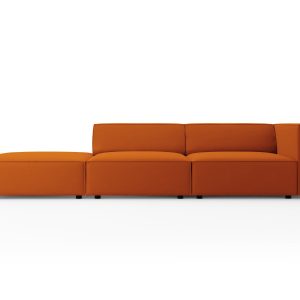 Cosmopolitan Design linker bank Arendal 4-zits, flueel, terracotta – 1 Cosmopolitan Design linker bank Arendal 4-zits, flueel, terracotta – 1