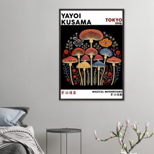Artfulprints Poster Yayoi Kusama – Magical mushrooms – 70×100 cm – Mee Artfulprints Poster Yayoi Kusama – Magical mushrooms – 70×100 cm – Mee