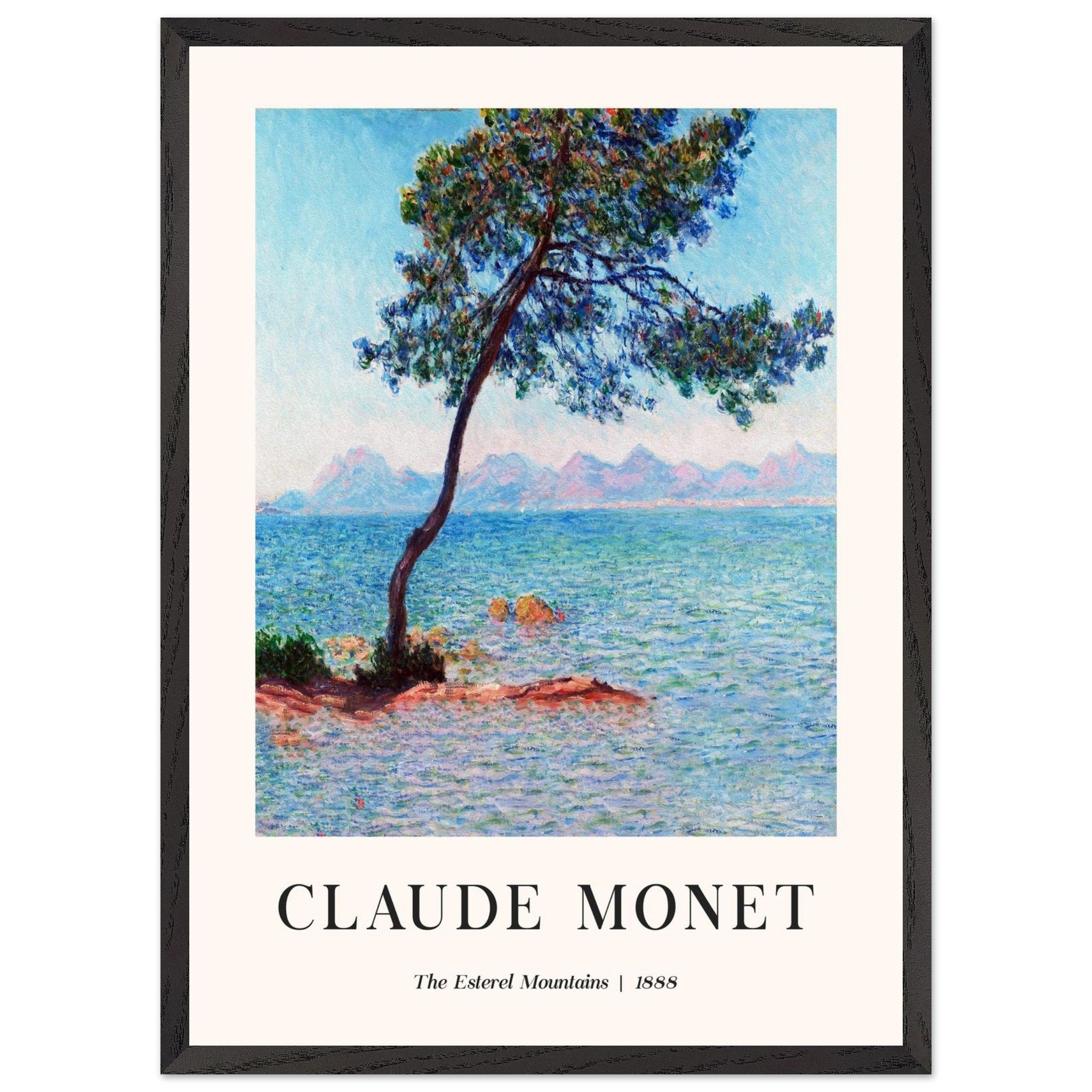 Artfulprints Poster met Lijst Claude Monet - The Esterel Mountains - 5
