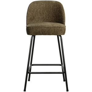 WOOOD barstoel Vogue – Structure Velvet – Bonsai – 89x50x55 WOOOD barstoel Vogue – Structure Velvet – Bonsai – 89x50x55