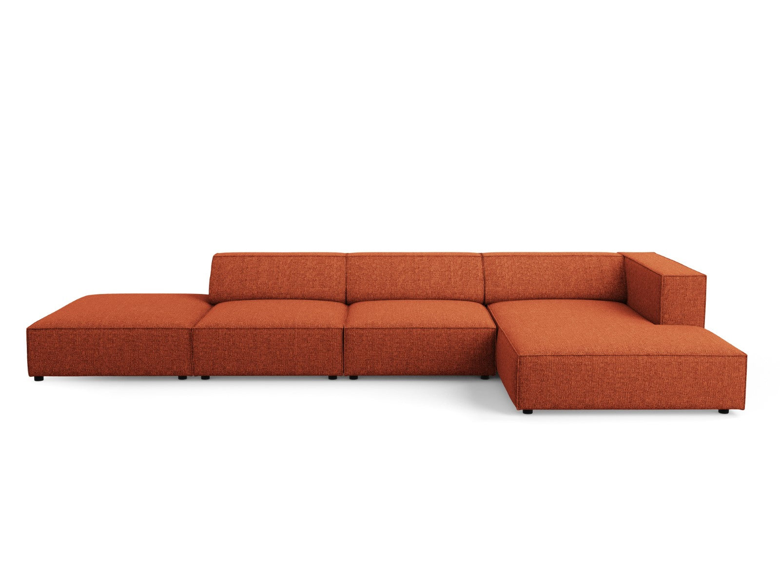 Cosmopolitan Design rechter hoekbank Arendal 5-zits, chenille, terraco