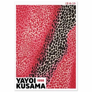 Artfulprints Poster Yayoi Kusama – Red sensation – A4 21×29.7 cm – Roo Artfulprints Poster Yayoi Kusama – Red sensation – A4 21×29.7 cm – Roo