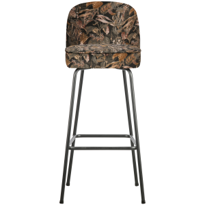 WOOOD barkruk Vogue – Polyester – Bouguet Zwart – 103x50x55 WOOOD barkruk Vogue – Polyester – Bouguet Zwart – 103x50x55