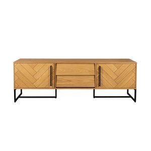 Dutchbone Class Dressoir Laag Eikenhout Bruin Dutchbone Class Dressoir Laag Eikenhout Bruin