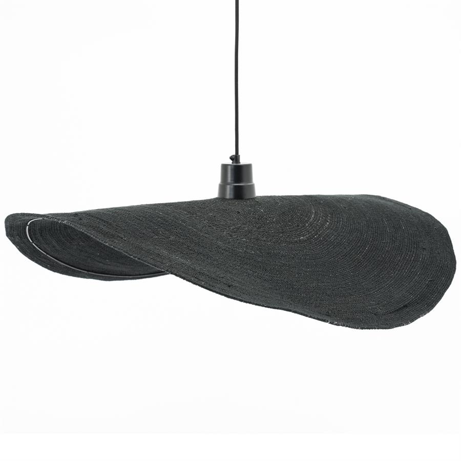 FurniLux Hanglamp Sola large - Zwart - 94x94x7 - 94x94x10cm