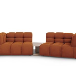 Cosmopolitan Design Modulaire bank Sky 2-zits, flueel, terracotta – 14