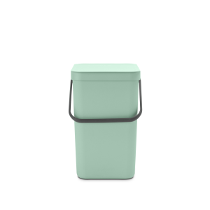 Brabantia Sort & Go afvalemmer, 25 liter – Jade Green