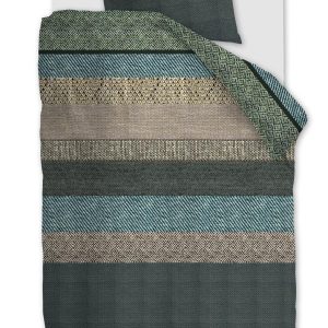 Beddinghouse Enzo dekbedovertrek – Eenpersoons – 140×200/220 cm – Groe Beddinghouse Enzo dekbedovertrek – Eenpersoons – 140×200/220 cm – Groe