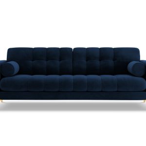 Cosmopolitan Design Bank Bali 4-zits, flueel, koningsblauw – 96x217x75 Cosmopolitan Design Bank Bali 4-zits, flueel, koningsblauw – 96x217x75