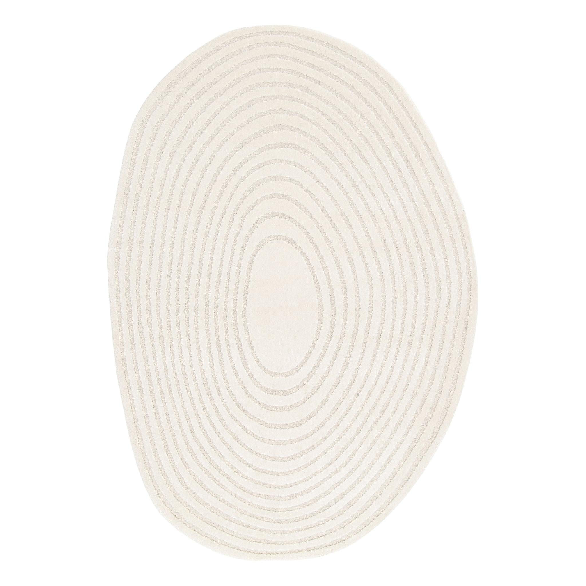 AFK Living vloerkleed Aeon - reliëfeffect - wit - 200 x 290 cm
