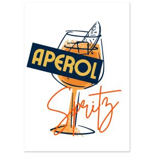 Artfulprints Poster Aperol Spritz – Sketch – A4 21×29.7 cm – Oranje Artfulprints Poster Aperol Spritz – Sketch – A4 21×29.7 cm – Oranje