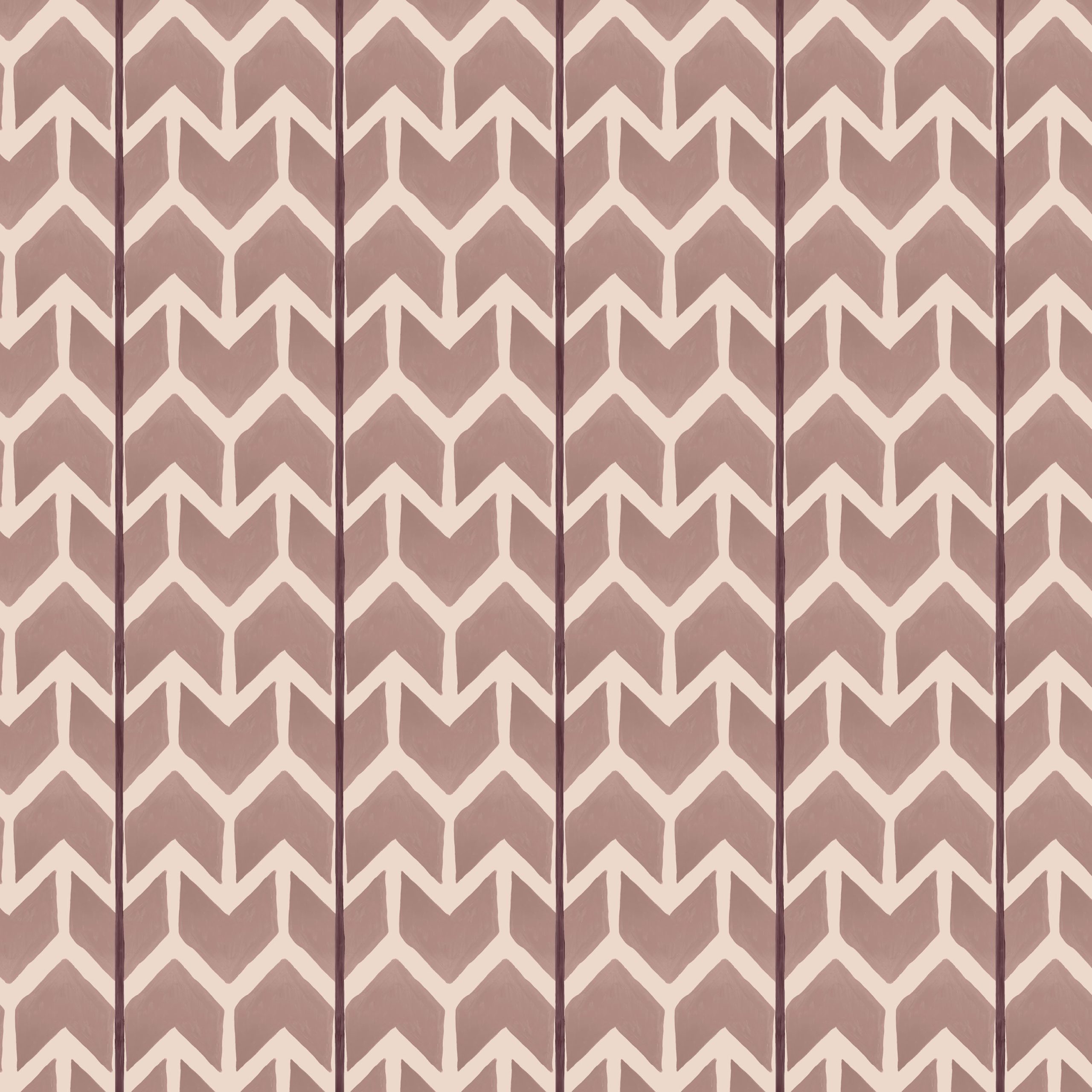 Catchii Behang Ikat Arrows lilac/off white
