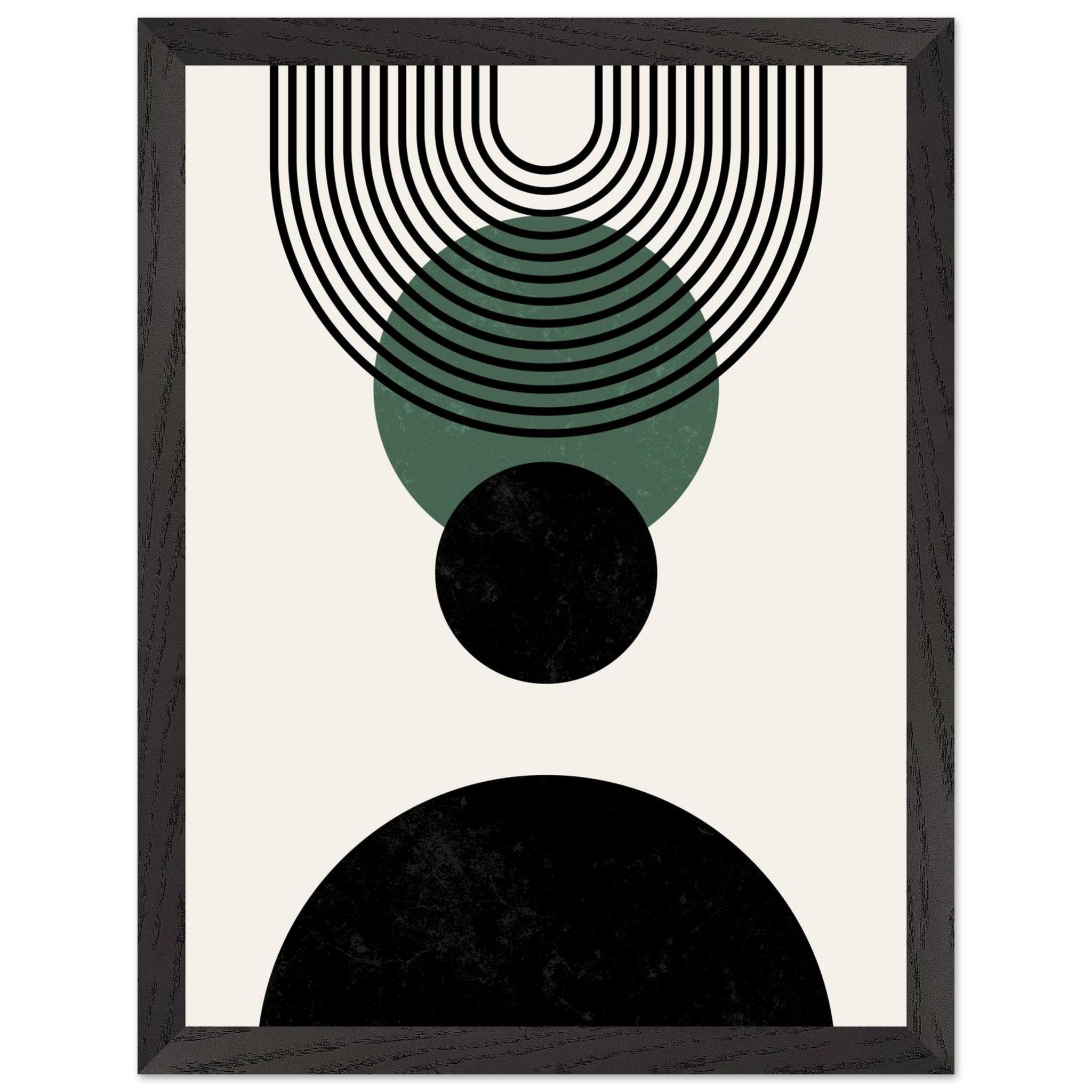 Artfulprints Poster met Lijst Boho wall art - Boho arches - 30x40 cm -