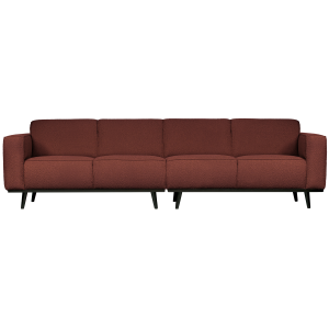 WOOOD 4-zits bank Statement – Bouclé – Chestnut – 77x280x93 WOOOD 4-zits bank Statement – Bouclé – Chestnut – 77x280x93