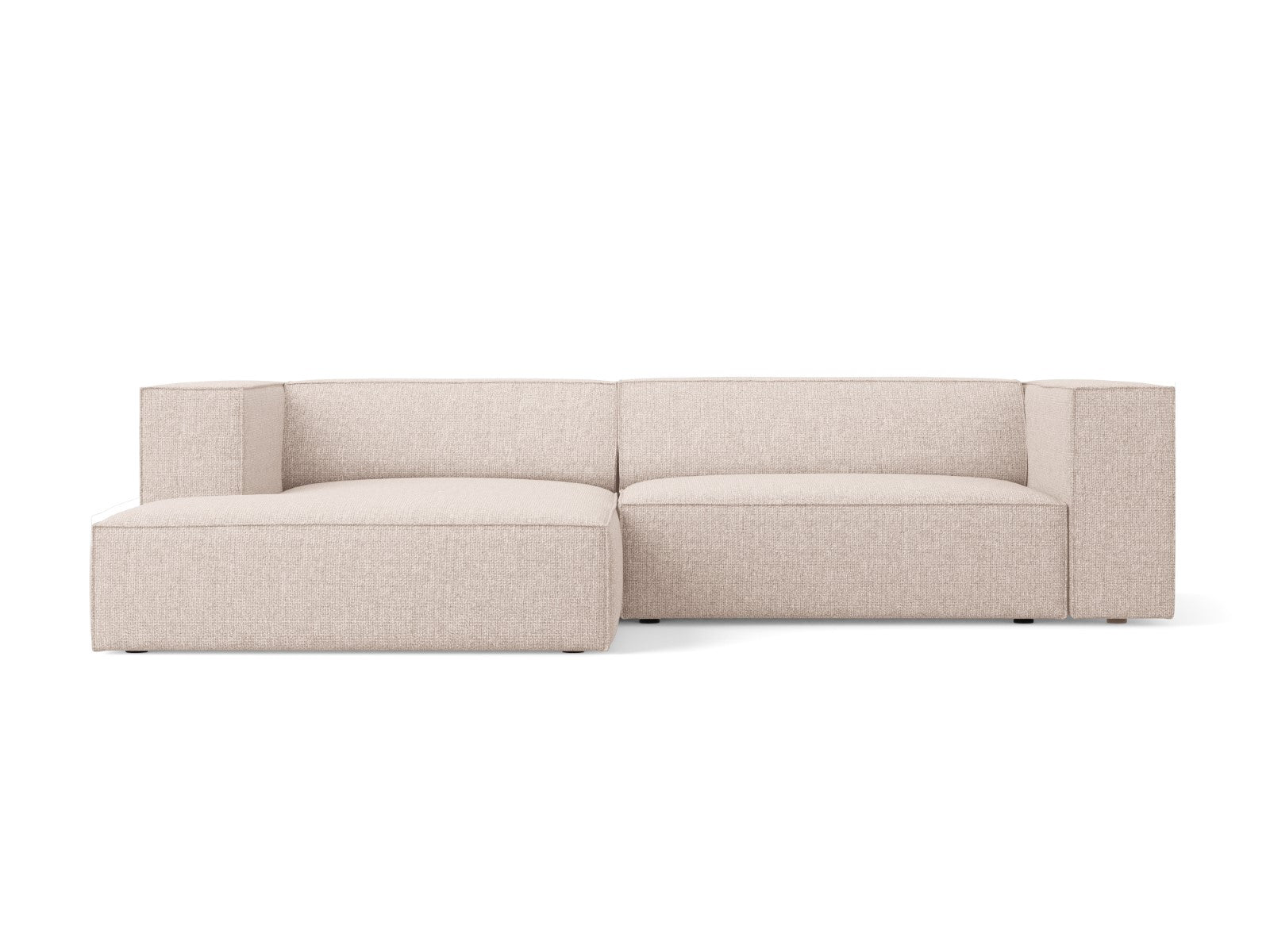 Cosmopolitan Design linker hoekbank Arendal 3-zits, chenille, beige -