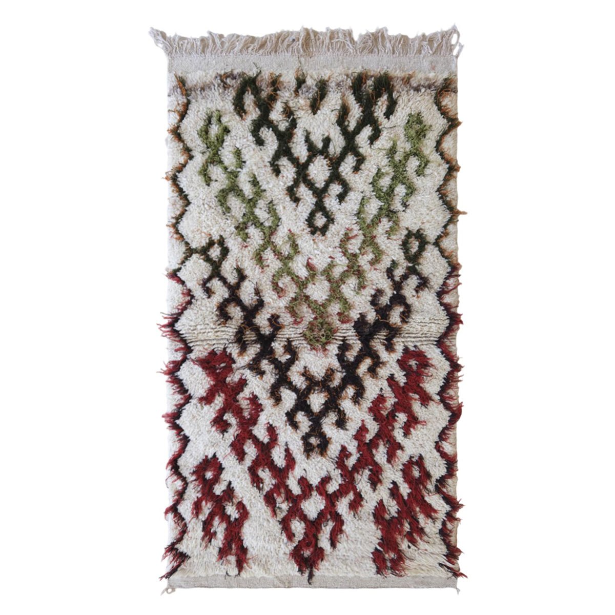 AFK Living vloerkleed Berber - handgemaakt - Wol - 154 x 81 cm