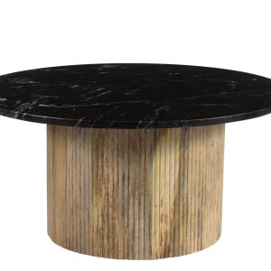 Brix salontafel Nova – mangohout marmer – 70cm Brix salontafel Nova – mangohout marmer – 70cm