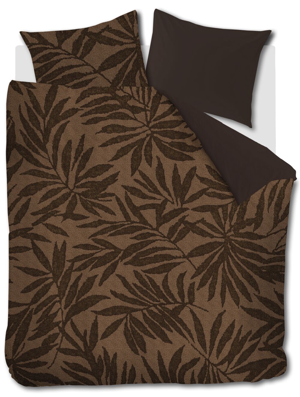 Beddinghouse Dekbedovertrek Laurie - 200 x 200/220 cm - Bruin